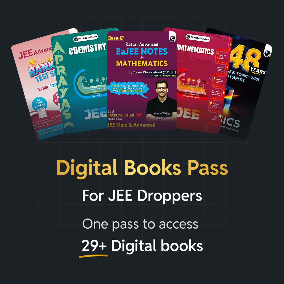 PW Prayas JEE Droppers Digital Books Pass (29 Books)