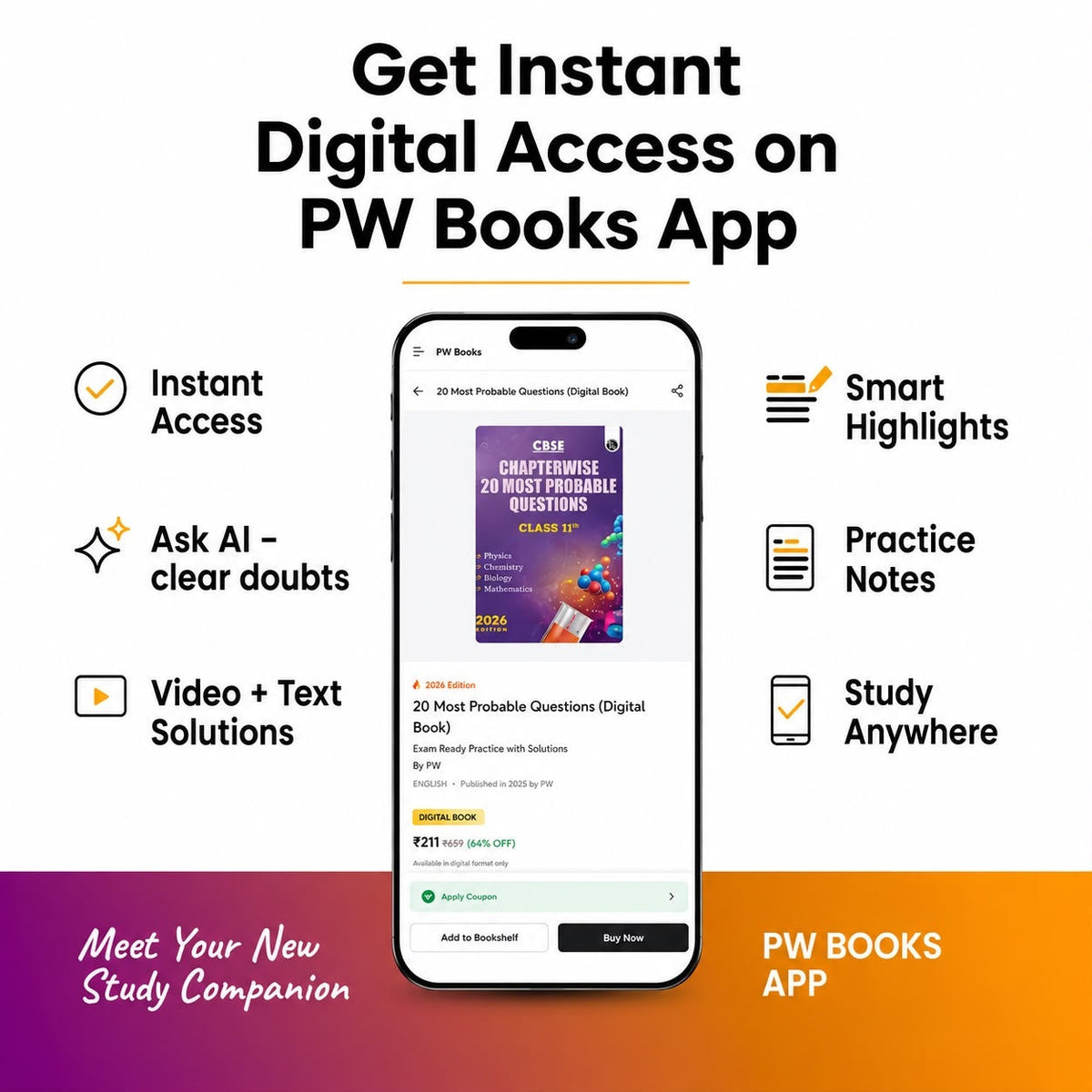 PW Yakeen NEET Droppers Digital Books Pass (29 Books)